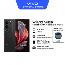 vivo V29 5G 12GB + 256GB 6.78'' AMOLED Snapdragon 778G 4600mAh Fast Charging 80W Type-C 120HZ