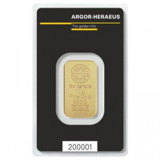 10 Gram Gold 999.9 Agor Heraeus ( Made in Switzerland) - International Hallmark Gold (LBMA)