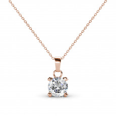 Her Jewellery SweetHeart Pendant - Luxury Crystal Embellishments plated with 18K Gold