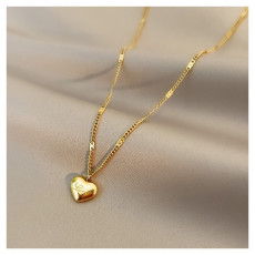 Ready Stock In Singapore Gold 916 Original Singapore Pure Necklace Women Korean Style Pawnable Pendant Chain Bridal Wedding Jewelry Set Transport Accessories Best Jewelry Gifts